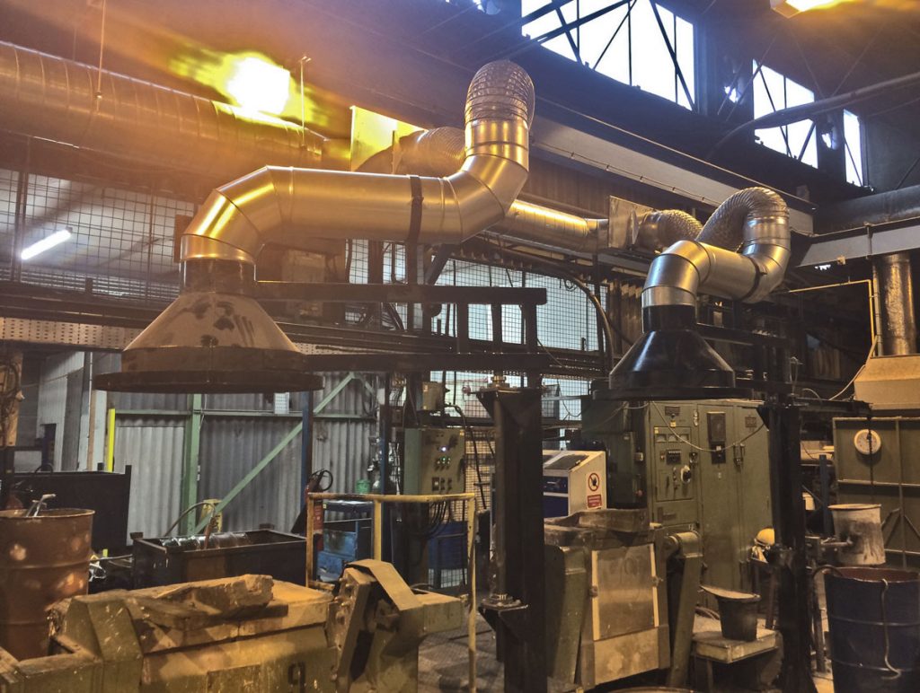 Foundry Fume Extraction System Western Air Ducts